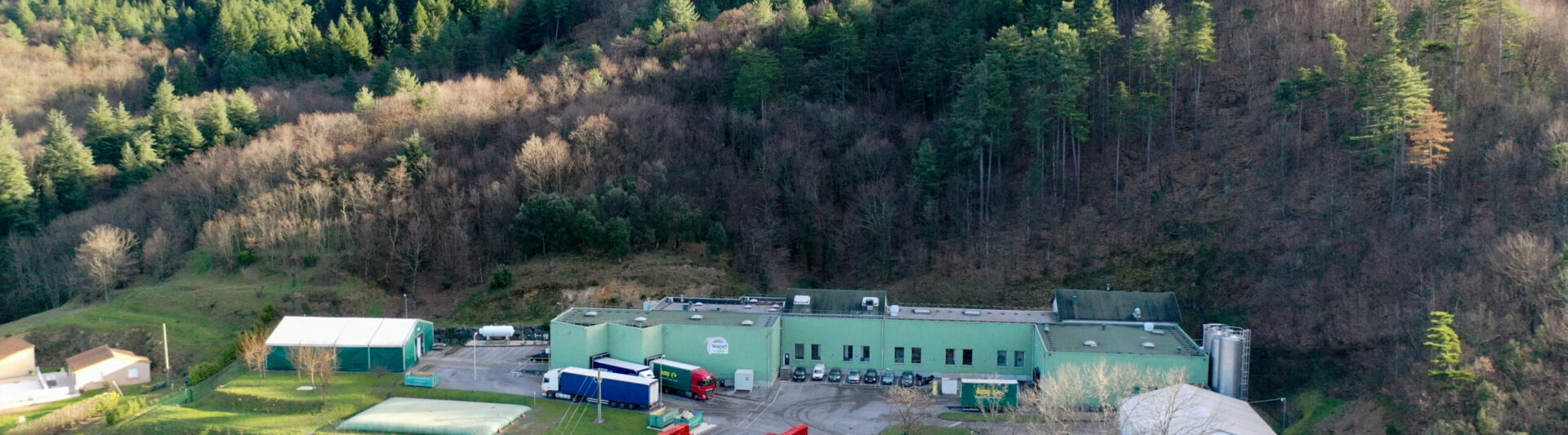 Usine de production vue de haut - Agromousquetaires